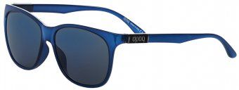 2 - Женские солнцезащитные очки DP69 PG005-03 в прямоугольной оправе синего цвета - фото сверху сбоку