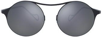1 - Круглые солнцезащитные очки DP69 DPS083-03 с оригинальной перегородкой - фото спереди