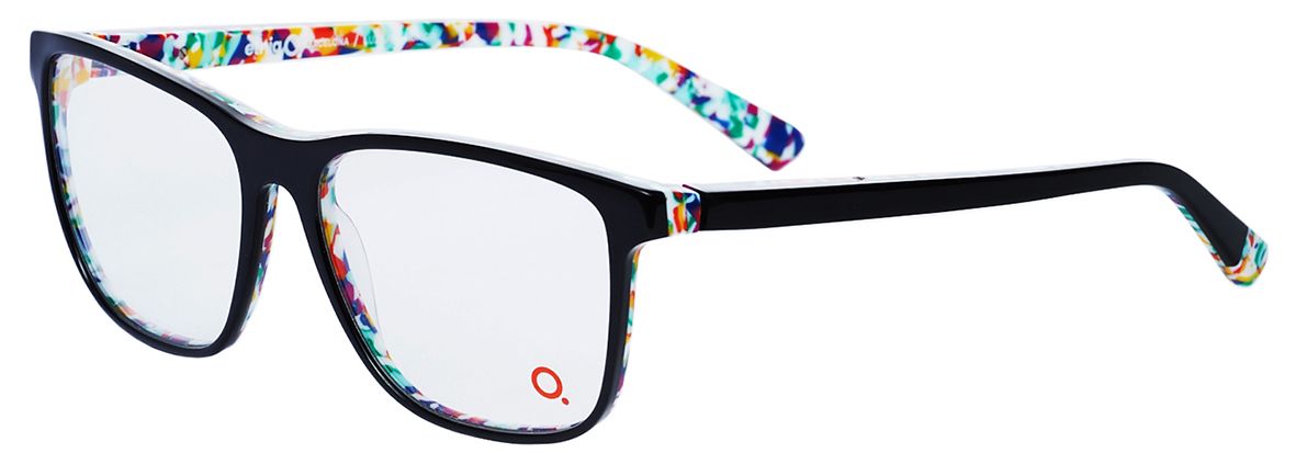 2 - Очки для зрения в оправе Barcelona Luzern BKGR - фото спереди и сбоку