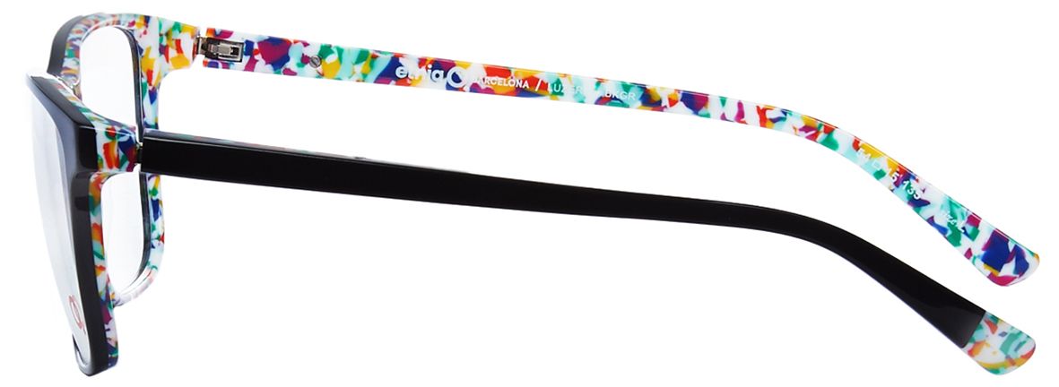 3 - Женская оправа для очков Barcelona Luzern BKGR - фото сбоку