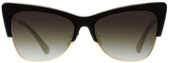 1 - 40 Million Capella GLD/BLK 130 - солнцезащитные очки для девушки - фото спереди