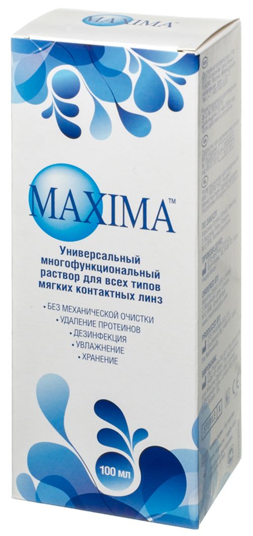 Раствор для контактных линз Maxima 100 ml - фото